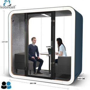 2 Kişilik Akustik Kabin Pod